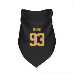 Vancouver Canucks Marco Rossi Black Pet Bandana for Dog & Cat