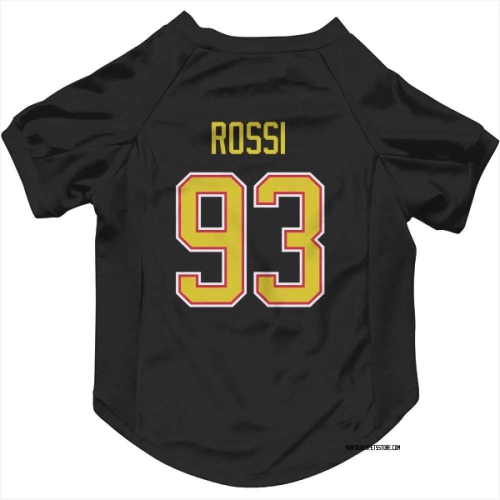 Vancouver Canucks Marco Rossi Black Pet Jersey for Dog & Cat