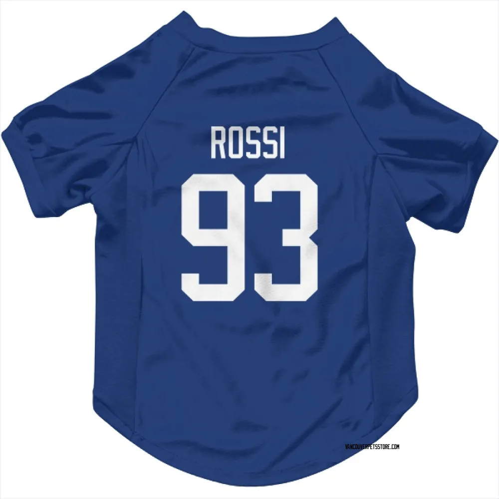 Vancouver Canucks Marco Rossi Blue Pet Jersey for Dog & Cat