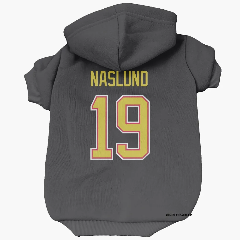 Vancouver Canucks Markus Naslund Black Pet Hoodie for Dog & Cat