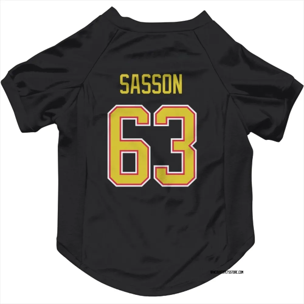 Vancouver Canucks Max Sasson Black Pet Jersey for Dog & Cat