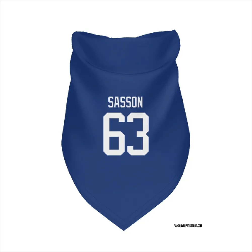 Vancouver Canucks Max Sasson Blue Pet Bandana for Dog & Cat