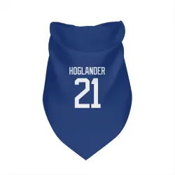 Vancouver Canucks Nils Hoglander Blue Pet Bandana for Dog & Cat