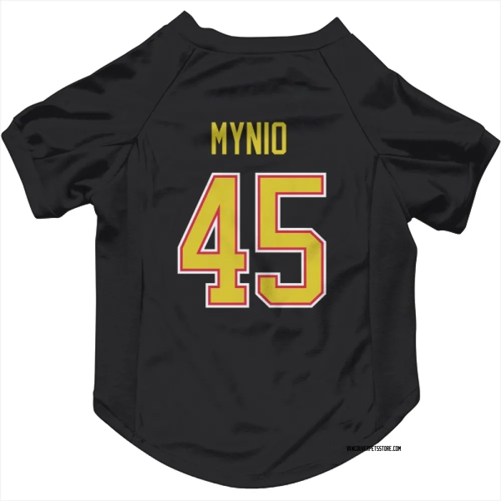 Vancouver Canucks Sawyer Mynio Black Pet Jersey for Dog & Cat