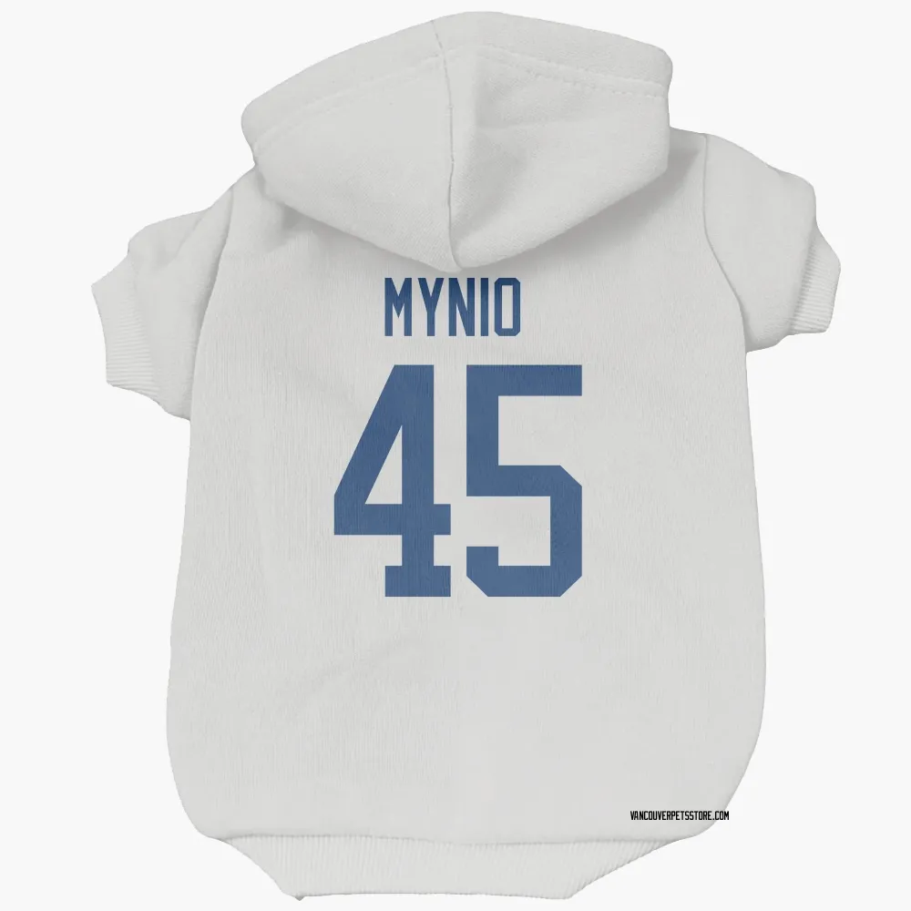 Vancouver Canucks Sawyer Mynio White Pet Hoodie for Dog & Cat