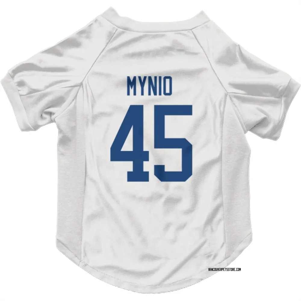 Vancouver Canucks Sawyer Mynio White Pet Jersey for Dog & Cat