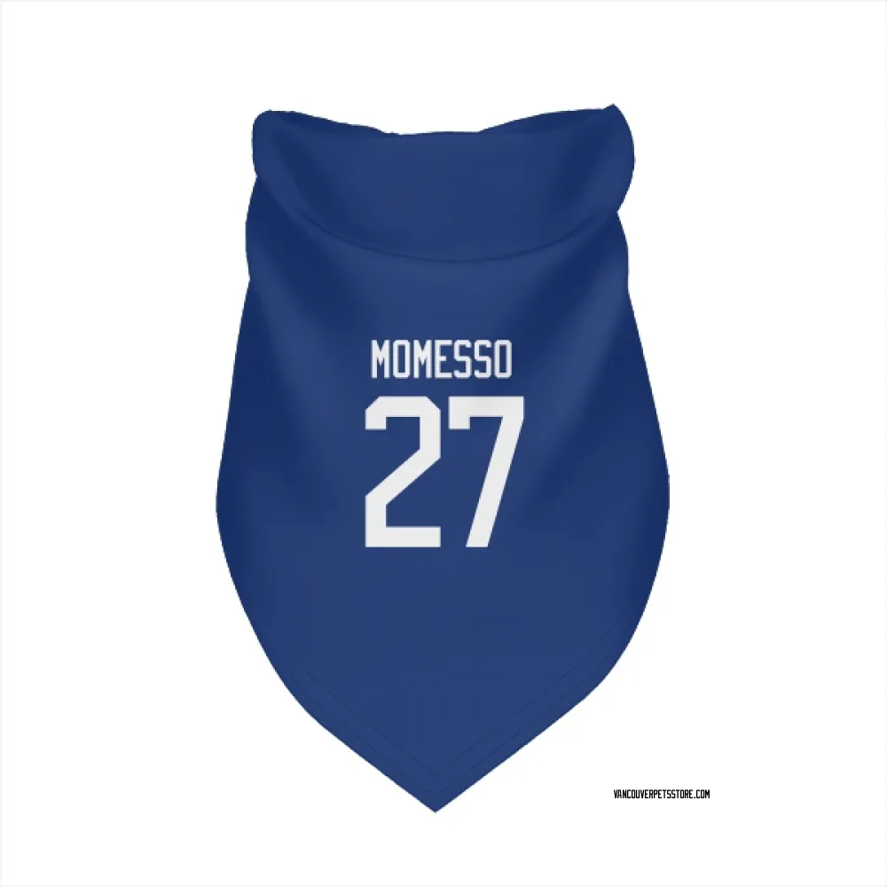 Vancouver Canucks Sergio Momesso Blue Pet Bandana for Dog & Cat