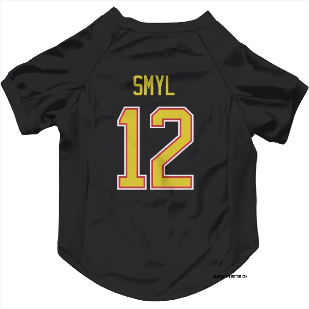 Vancouver Canucks Stan Smyl Black Pet Jersey for Dog & Cat