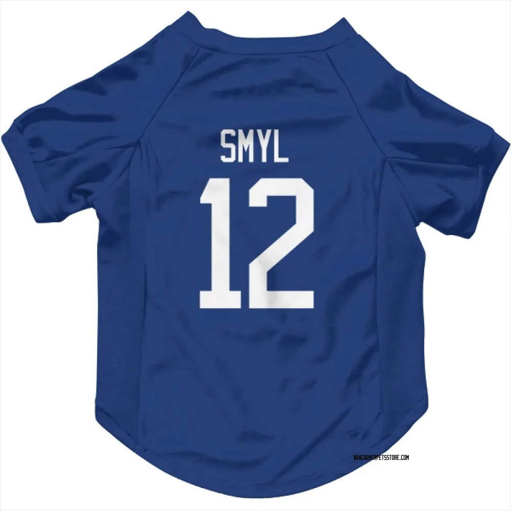 Vancouver Canucks Stan Smyl Blue Pet Jersey for Dog & Cat