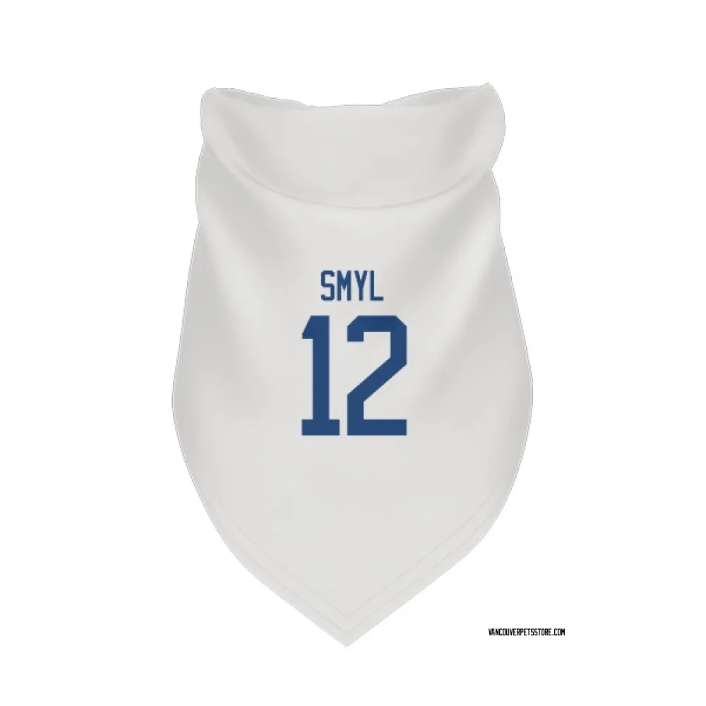 Vancouver Canucks Stan Smyl White Pet Bandana for Dog & Cat