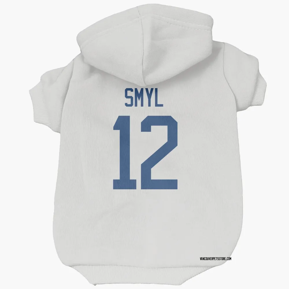 Vancouver Canucks Stan Smyl White Pet Hoodie for Dog & Cat