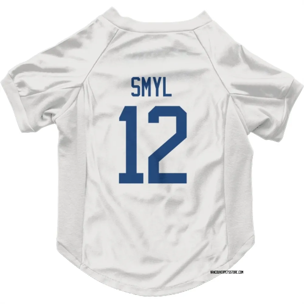 Vancouver Canucks Stan Smyl White Pet Jersey for Dog & Cat