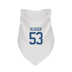 Vancouver Canucks Teddy Blueger White Pet Bandana for Dog & Cat