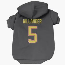 Vancouver Canucks Tom Willander Black Pet Hoodie for Dog & Cat