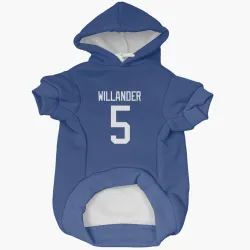 Vancouver Canucks Tom Willander Blue Pet Hoodie for Dog & Cat