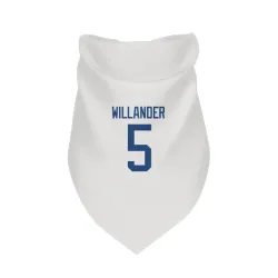 Vancouver Canucks Tom Willander White Pet Bandana for Dog & Cat