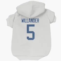 Vancouver Canucks Tom Willander White Pet Hoodie for Dog & Cat