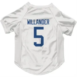 Vancouver Canucks Tom Willander White Pet Jersey for Dog & Cat