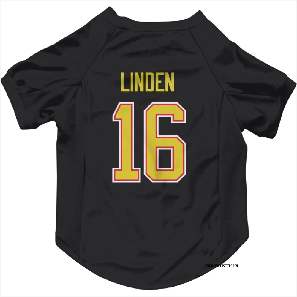 Vancouver Canucks Trevor Linden Black Pet Jersey for Dog & Cat