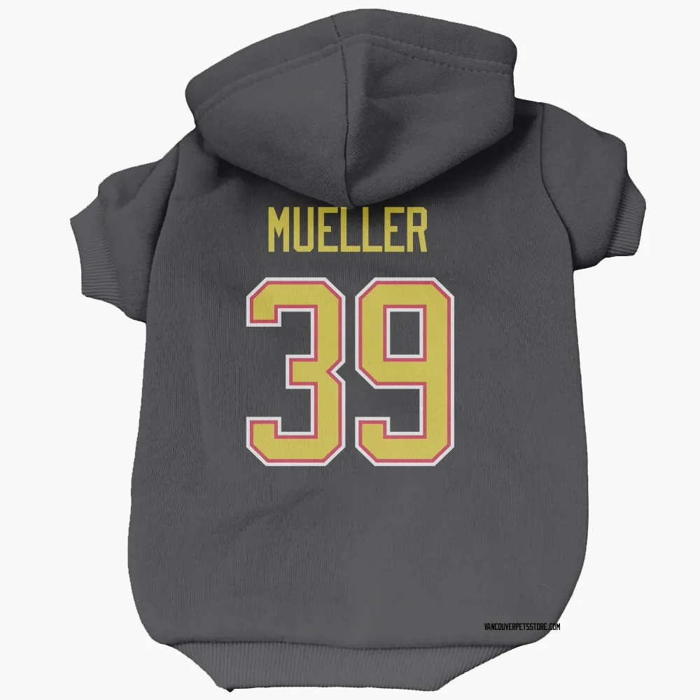 Vancouver Canucks Ty Mueller Black Pet Hoodie for Dog & Cat