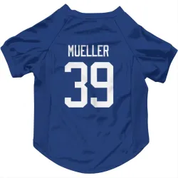 Vancouver Canucks Ty Mueller Blue Pet Jersey for Dog & Cat