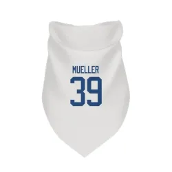 Vancouver Canucks Ty Mueller White Pet Bandana for Dog & Cat