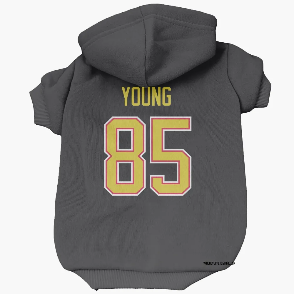 Vancouver Canucks Ty Young Black Pet Hoodie for Dog & Cat