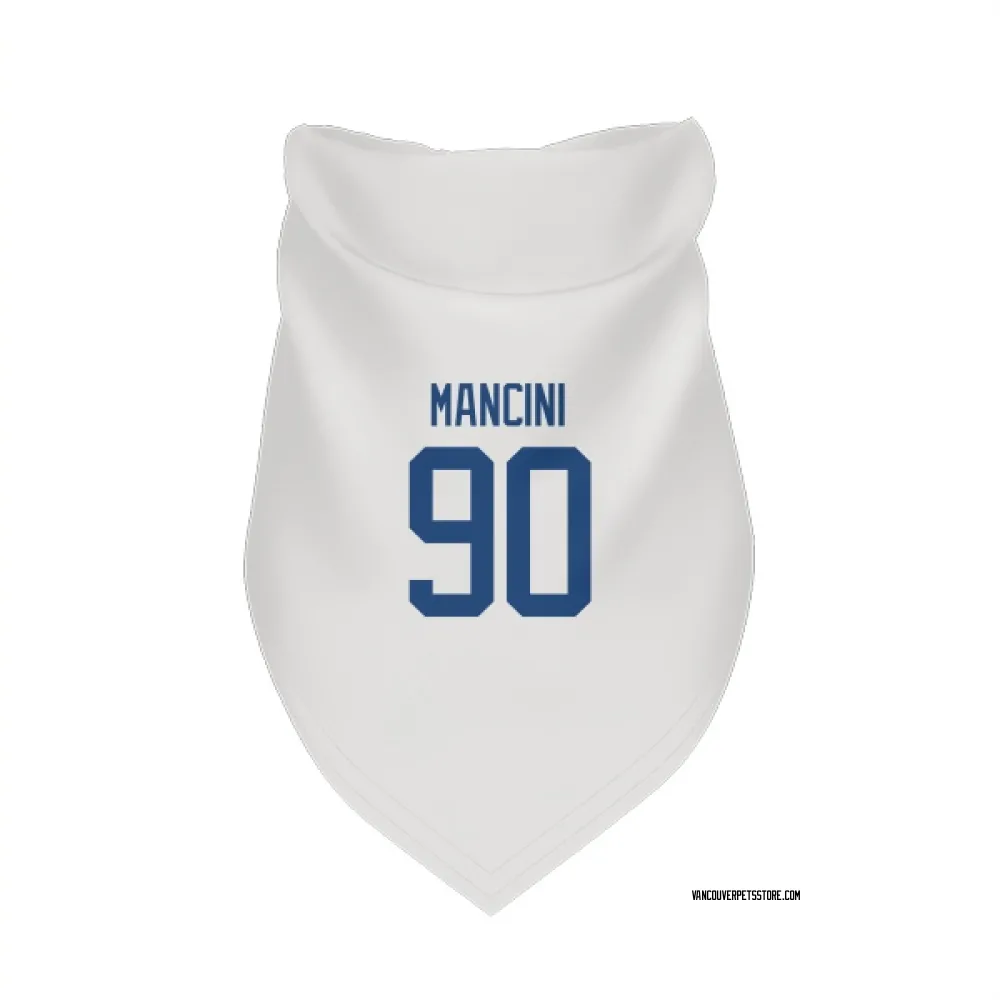 Vancouver Canucks Vittorio Mancini White Pet Bandana for Dog & Cat
