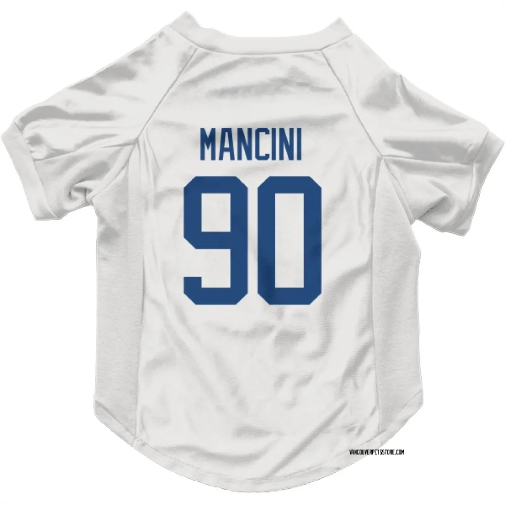 Vancouver Canucks Vittorio Mancini White Pet Jersey for Dog & Cat
